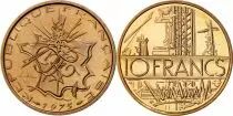 Francia 10 Francs Mathieu - 1975 Edge B