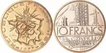 Francia 10 Francs Mathieu - 1976 - FROM UNC SET