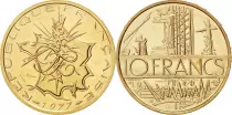 Francia 10 Francs Mathieu - 1977 - VF