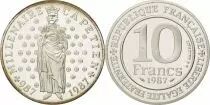 Francia 10 Francs Millennium of the Capetian dynasty - (987-1987) - BU