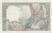 Francia 10 Francs Miner - 14-01-1943 Serial S.35 - VF to XF