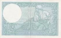Francia 10 Francs Minerva - 05-12-1940 - Serial P.80895