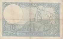Francia 10 Francs Minerva - 06-07-1939 - Serial T.69980