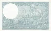 Francia 10 Francs Minerva - 09-01-1941 - Serial L.83708 - WPM. 84
