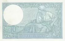 Francia 10 Francs Minerva - 12-10-1939 - Serial S.74514 - WPM. 84
