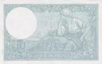 Francia 10 Francs Minerva - 19-06-1941 - Serial W.84362
