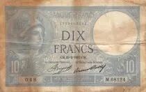 Francia 10 Francs Minerva - 25-02-1937 Serial M.68124 - F