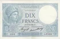 Francia 10 Francs Minerve 17-12-1936 - Serial L.67584
