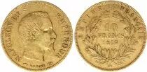 Francia 10 Francs Napoleon III Empereur - 1855 A Gold