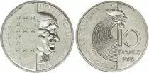 Francia 10 Francs Robert Schuman - 1986