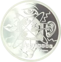 Francia 10 Francs The Century of Communication - 2000 - Silver - Without box and with certificate - Proof