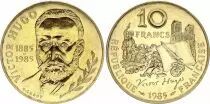 Francia 10 Francs Victor Hugo - 1985 - from official folder