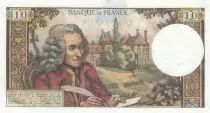 Francia 10 Francs Voltaire - 02-07-1970 Serial X.599