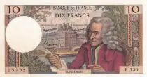 Francia 10 Francs Voltaire - 04-02-1965 - Serial R.130