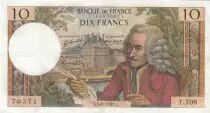 Francia 10 Francs Voltaire - 05-11-1971 Serial T.708