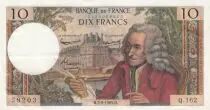 Francia 10 Francs Voltaire - 06-03-1965 Serial Q.162