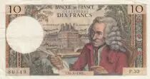 Francia 10 Francs Voltaire - 10-10-1963 - Serial P.33