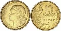 Francia 10 Francs Woman head - 1951 B Beamont-le-Roger