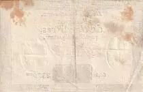 Francia 10 Livres Black - Watermark Fleur de Lys - (24-10-1792) - Sign. Taisaud - Serial 2379 - P. A.66