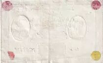 Francia 10 Livres Black - Watermark Republique - (24-10-1792) - Sign. Taisaud - Serial 12871 - P. A.66