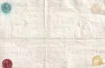 Francia 10 Livres Black - Watermark Republique - (24-10-1792) - Sign. Taisaud - Serial 15419 - P. A.66