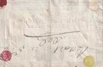 Francia 10 Livres Black - Watermark Republique - (24-10-1792) - Sign. Taisaud - Serial 4848 - P. A.66