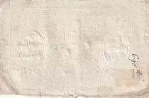 Francia 10 Livres Noir - (24-10-1792) - Sign. Taisaud - Varieties serials - L.161b