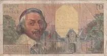 Francia 10 NF - Richelieu - 02-06-1960 - Serial J.88 - P.142