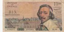 Francia 10 NF - Richelieu - 02-06-1960 - Serial M.94 - F - P.142