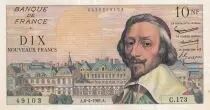 Francia 10 NF - Richelieu - 06-04-1961 - Serial C.173 - P.142