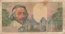 Francia 10 NF - Richelieu - 07-04-1960 - Serial J.64