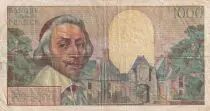 Francia 10 NF sur 1000 Francs - Richelieu - 07-03-1957 - Serial W.325 - P.138