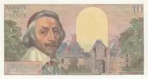 Francia 10 Nouveaux Francs - Richelieu - 05-07-1962 - Serial R.240