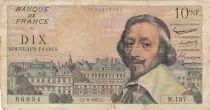 Francia 10 Nouveaux Francs Richelieu - 01-02-1962 - Serial N.197