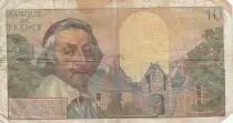 Francia 10 Nouveaux Francs Richelieu - 01-09-1960 - Serial J.115