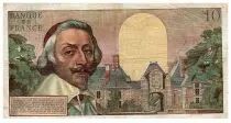 Francia 10 Nouveaux Francs Richelieu - 02-07-1959 - Serial W.27 - Fay.57.02