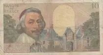 Francia 10 Nouveaux Francs Richelieu - 04-11-1960 - Serial W.130