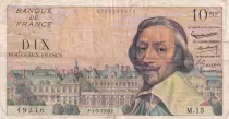 Francia 10 Nouveaux Francs Richelieu - 05-03-1959 - Serial M.15 - Fay.57.01