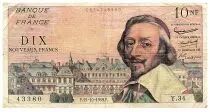 Francia 10 Nouveaux Francs Richelieu - 15.10.1959 - Serial Y.34 - Fay.57.3