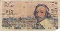 Francia 10 Nouveaux Francs Richelieu -05-04-1962 - Serial M.211