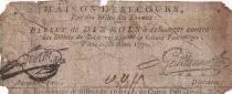 Francia 10 sols - Emergency home, rue des filles St. Thomas - 28-08-1791