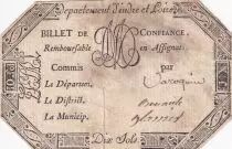 Francia 10 Sols - Indre et Loire - Caisse de Confiance du d&eacute;partement - 1792