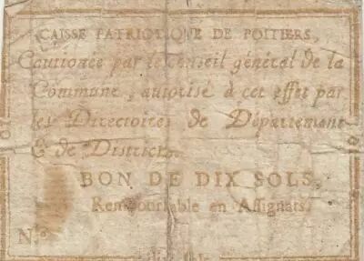 Francia 10 sols - Vienne - Poitiers - 1791