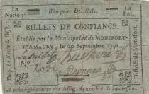 Francia 10 sols - Yvelines - Monfort l\'Amaury municipality - 20-09-1791