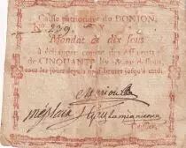 Francia 10 Sous - Allier - Le Donjon - 1791-1792