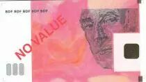 Francia 100 Euros - Maurice Ravel - Test note with watermark