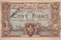 Francia 100 F Lille Annul&eacute;