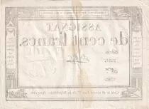 Francia 100 Francs - 18 Nivose An III - (07.01.1795) - Sign. Bellet - Serial 2331 - P.78