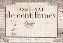 Francia 100 Francs - 18 Nivose An III - (07.01.1795) - Sign. Chapotot - P.78
