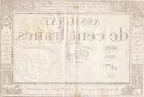 Francia 100 Francs - 18 Nivose An III - (07.01.1795) - Sign. Chibout - P.78